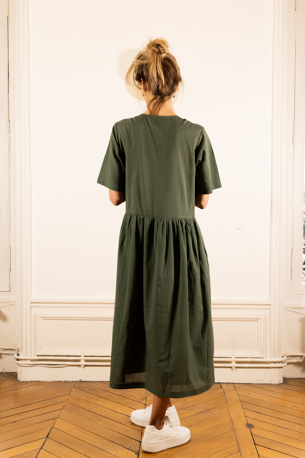 AIKO OLIVE DRESS