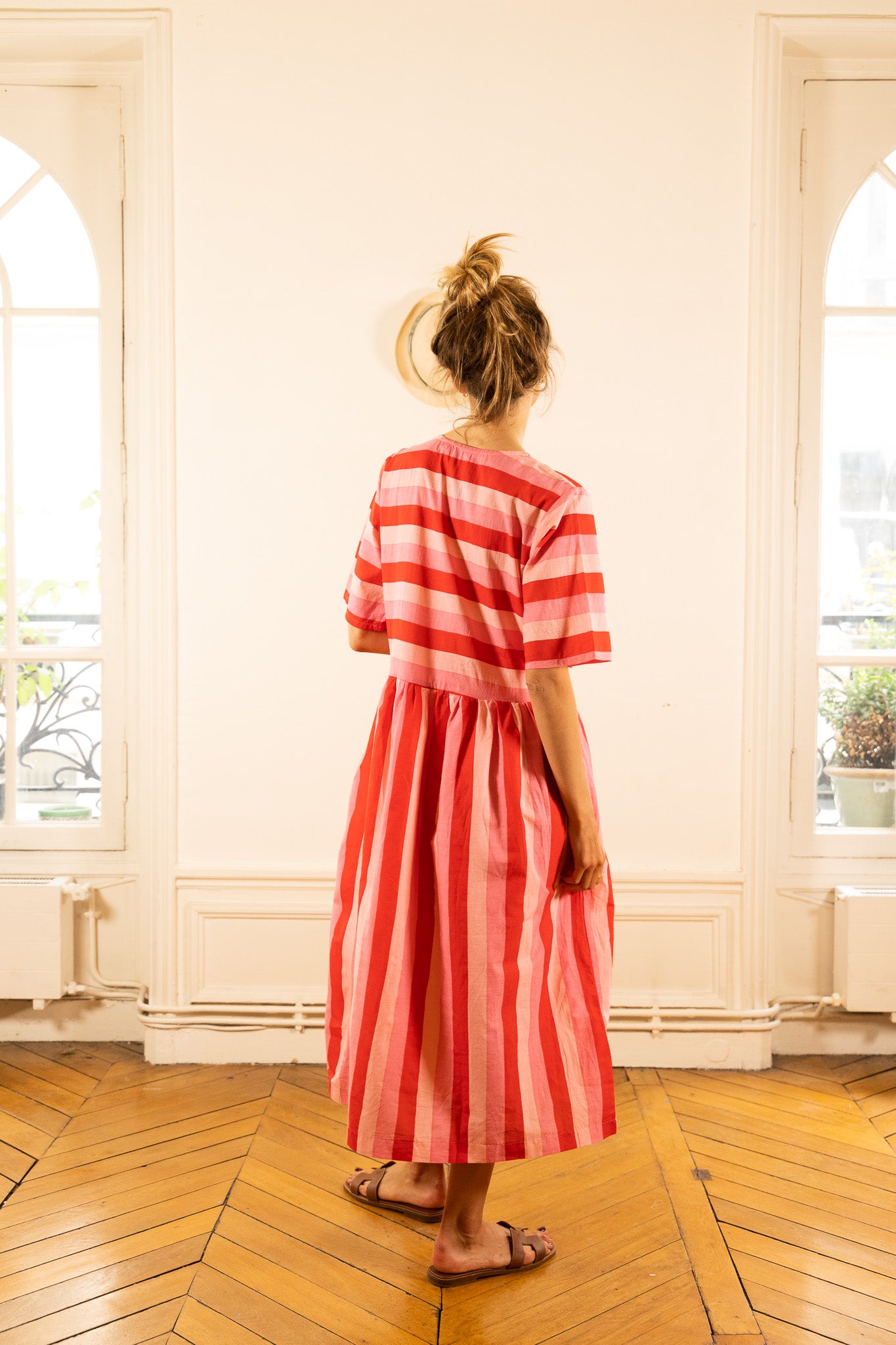 AIKO ORLEANS PINK DRESS