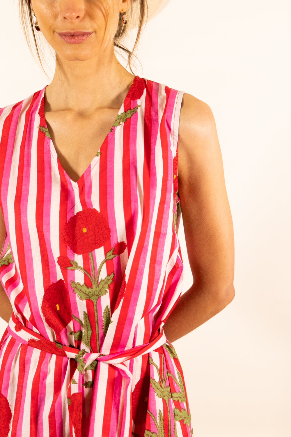 ANNIE REIMS PINK DRESS
