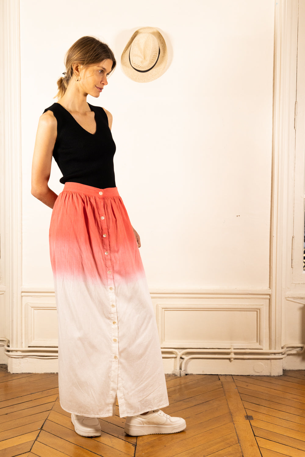 CELIA TYE PINK SKIRT
