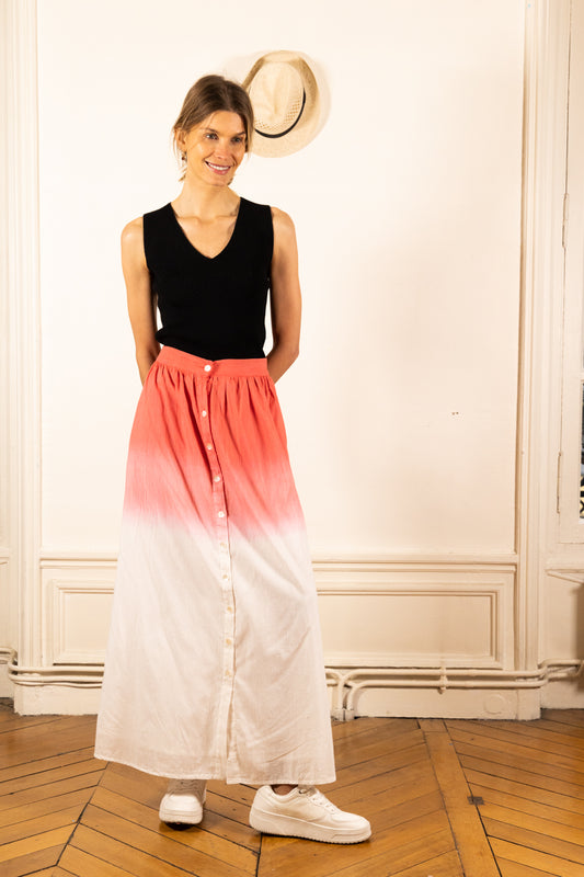 CELIA TYE PINK SKIRT