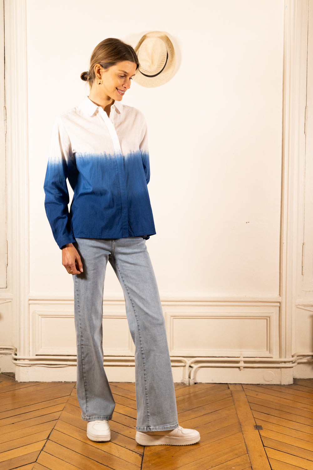 HIDEKI TYE BLUE SHIRT