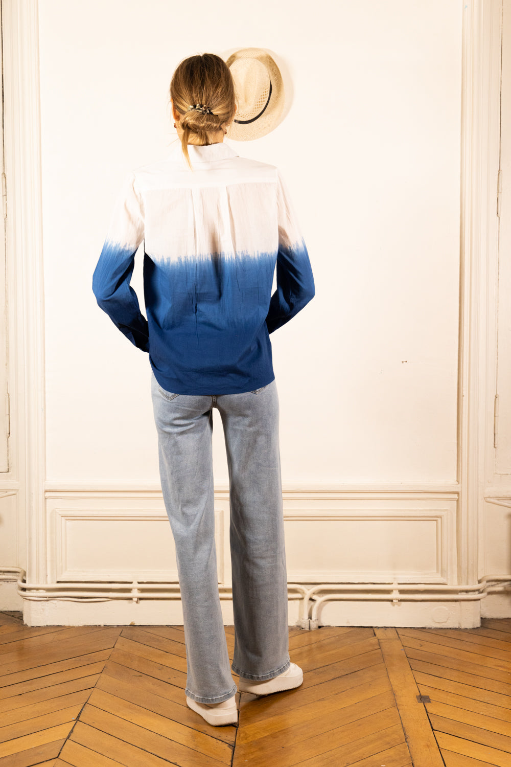 HIDEKI TYE BLUE SHIRT
