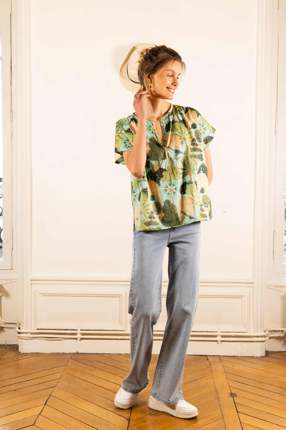 TOP JADE GAP HELLBLAU