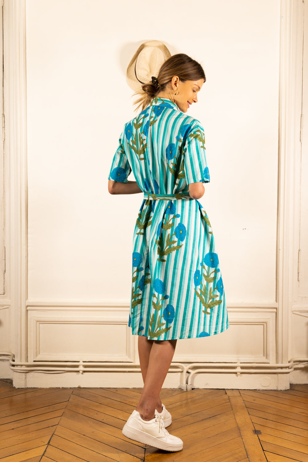 ROBE KIARA REIMS BLEU