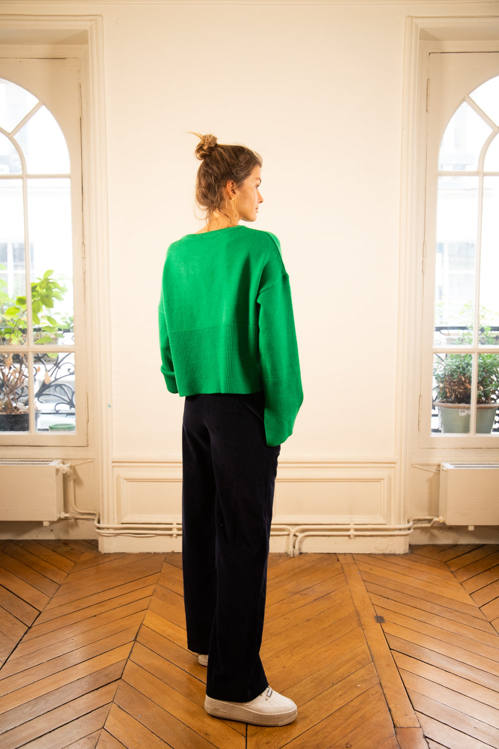 PANTALON NICE VELOURS NOIR