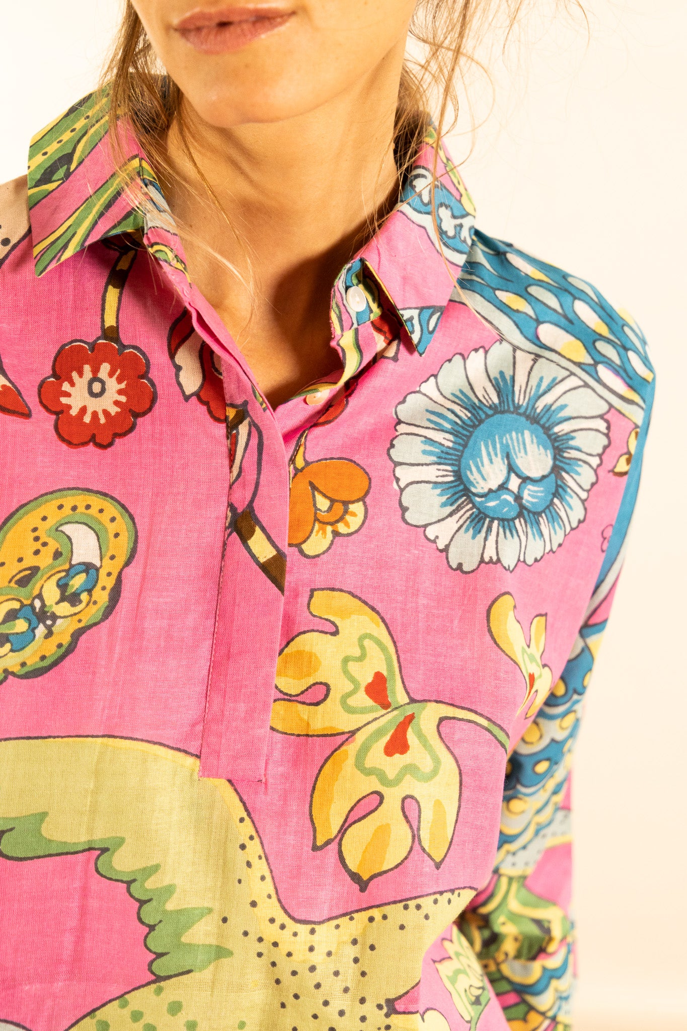 NOLA NICE PINK BLOUSE
