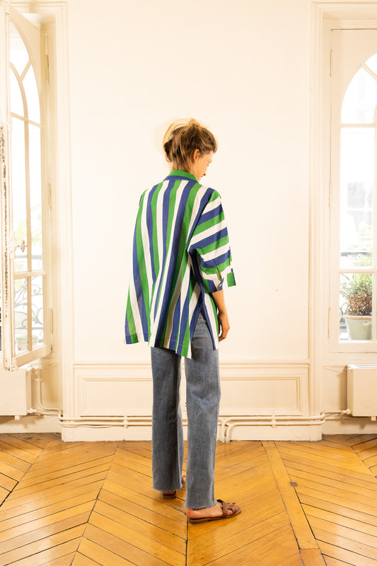 NOLA ORLEANS GRÜNE BLUSE