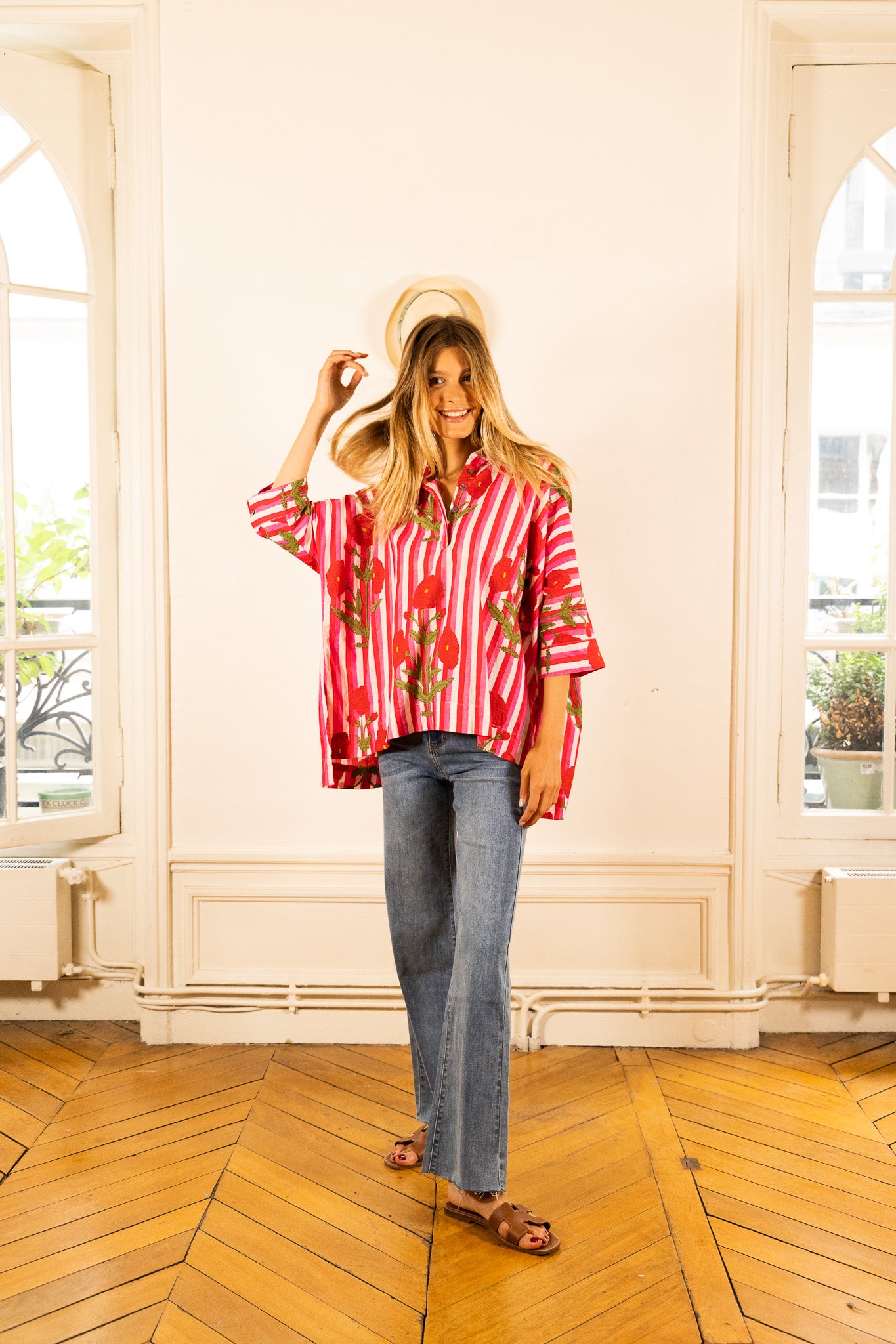 NOLA REIMS PINK BLOUSE