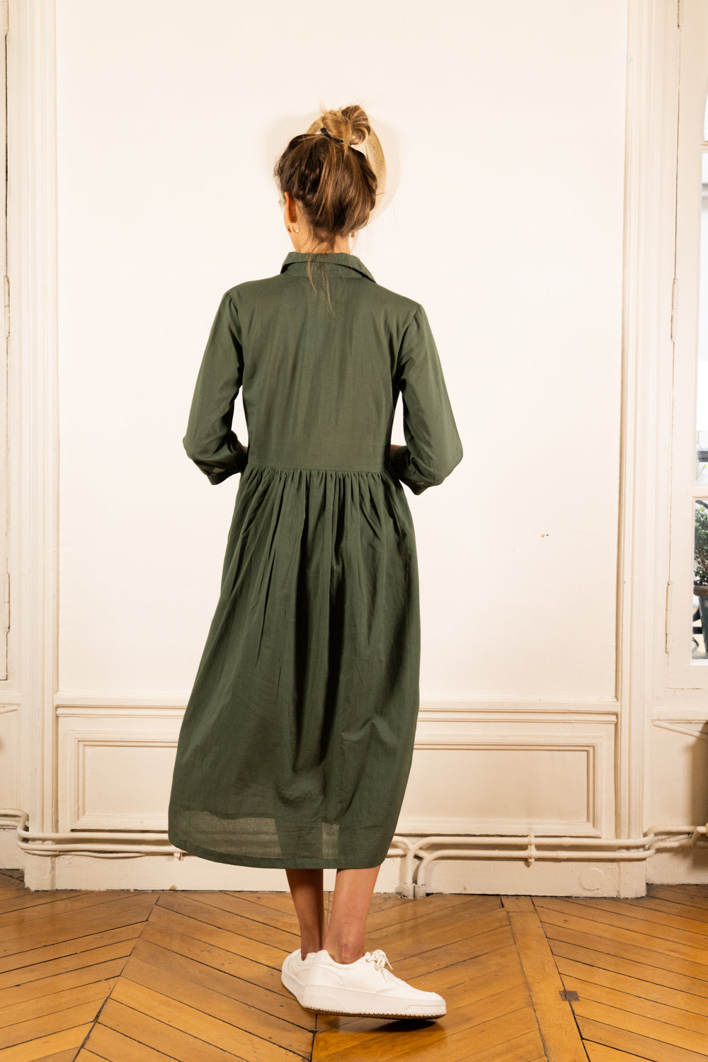 ROBE NORA OLIVE