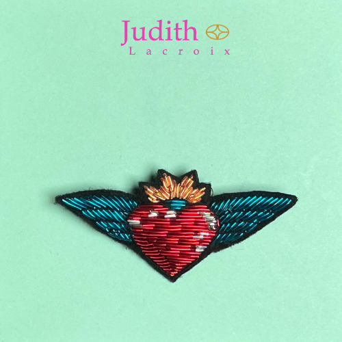 Brooch - Winged heart