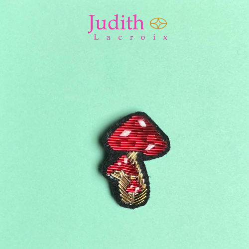Brooch- Mushroom
