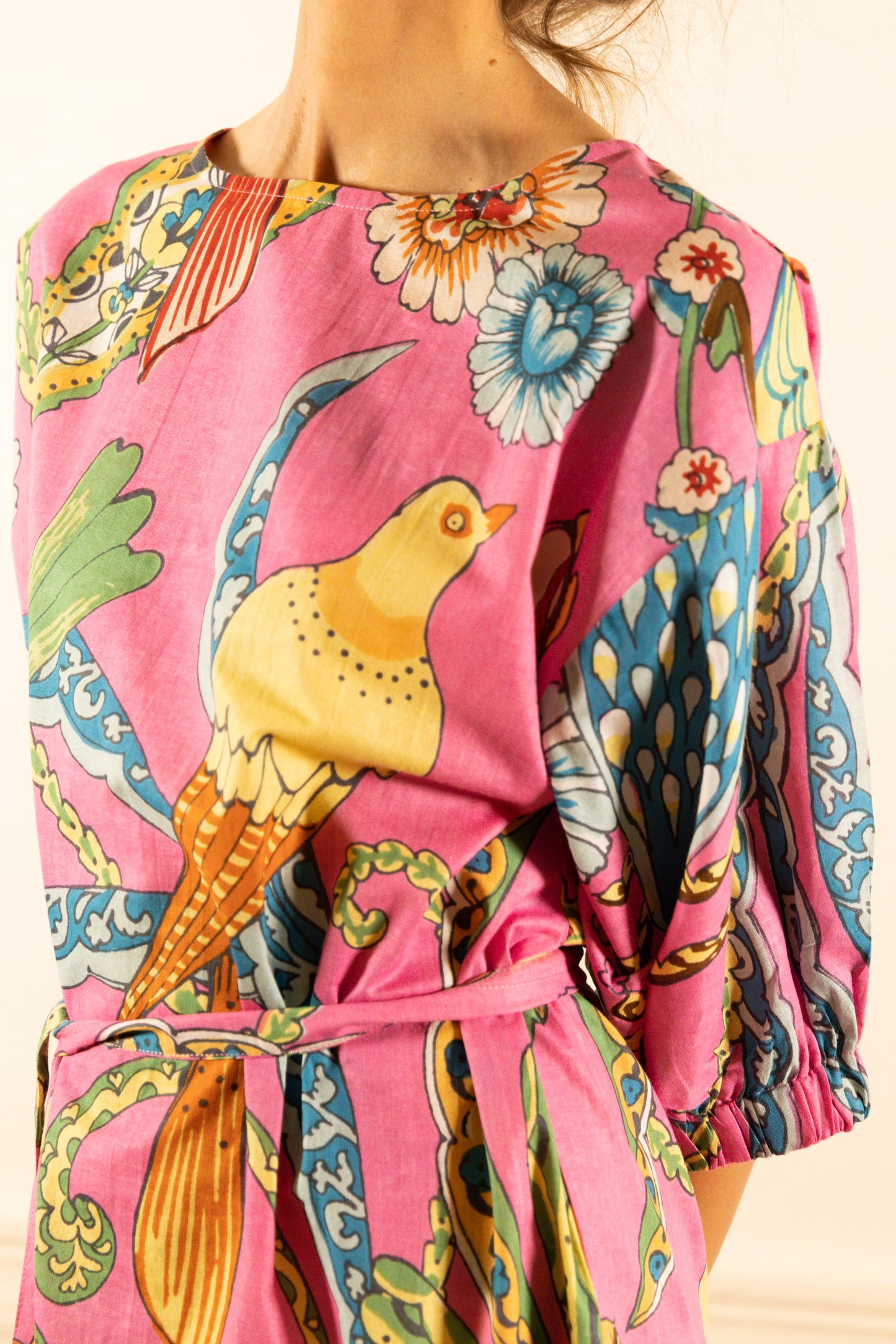 ROBE WINODRESS NICE ROSE