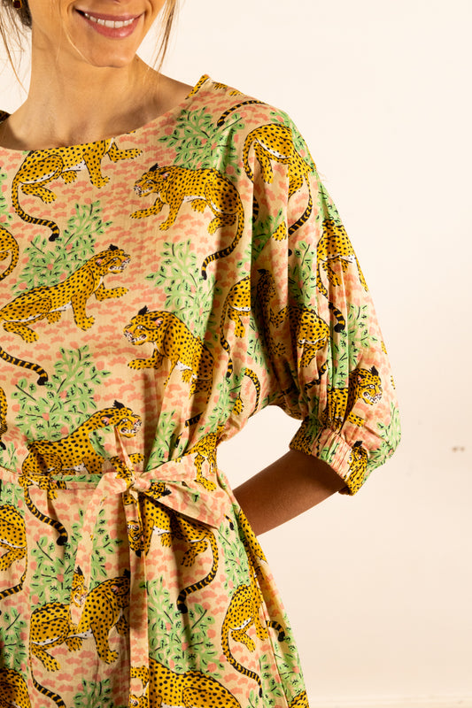 ROBE WINODRESS TIGRE ROSE