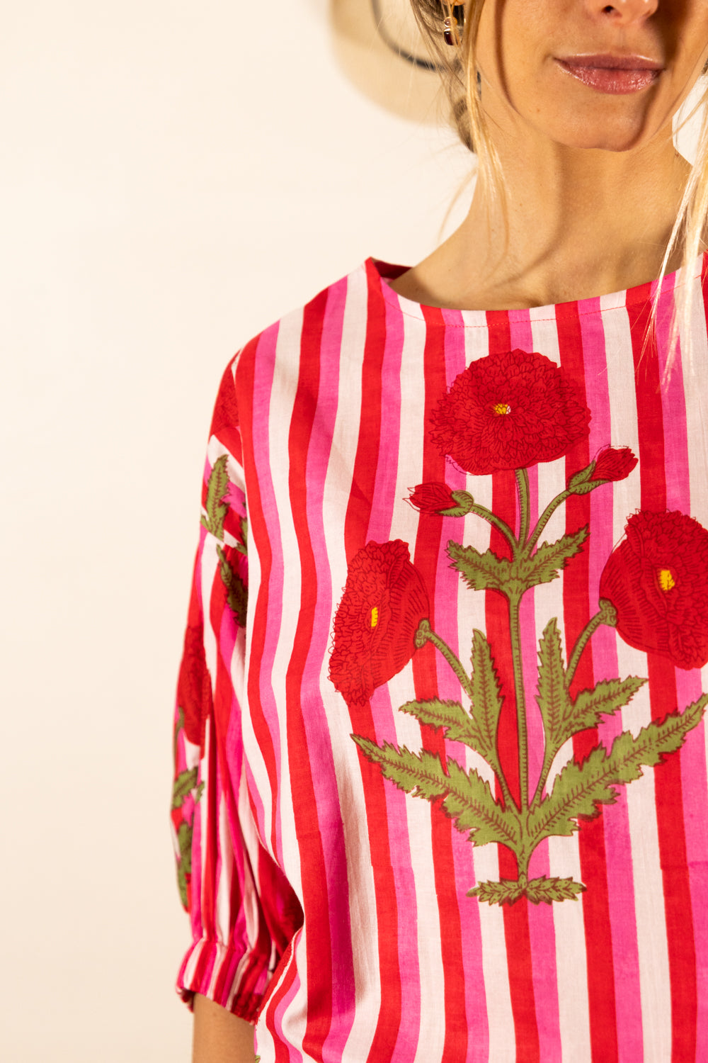 TOP WINONA REIMS PINK