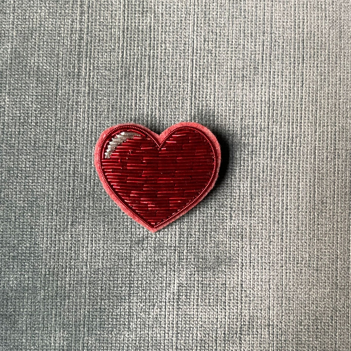 Broche - Cœur reflet