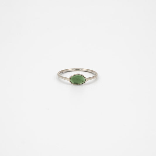 bague argent pierre semi précieuse tourmaline bijoux femme joaillerie bijouterie paris créateurs