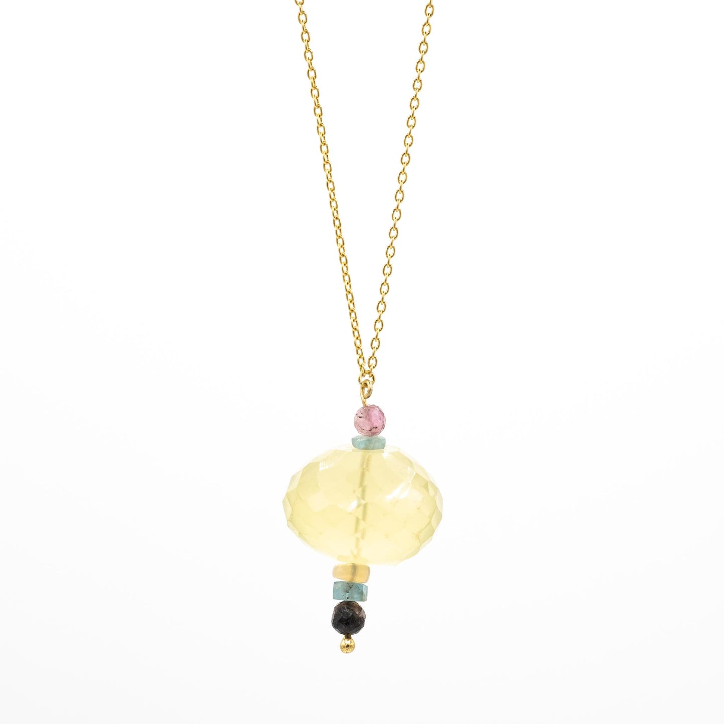 LEMON QUARTZ NECKLACE
