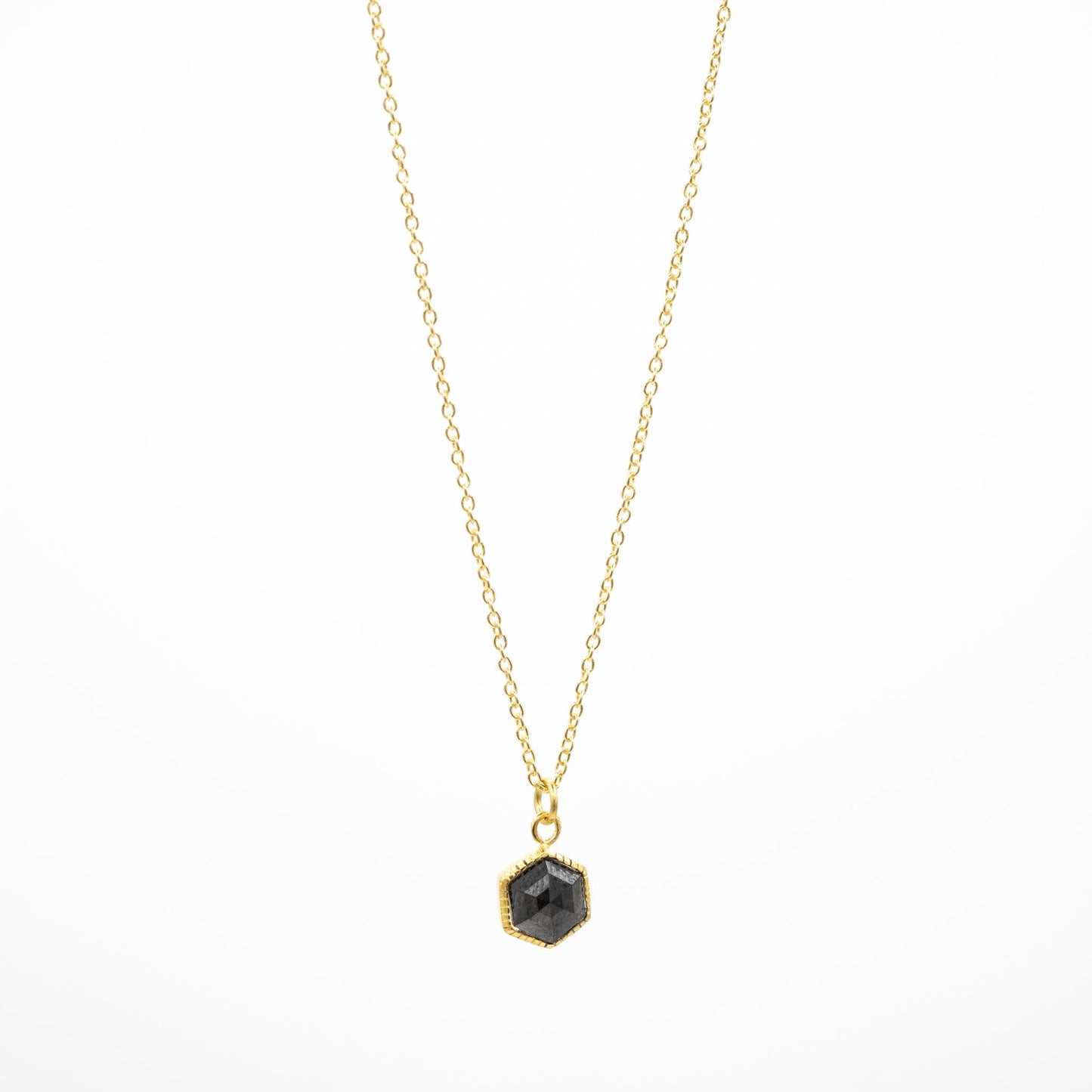 PENDENTIF DIAMANT NOIR