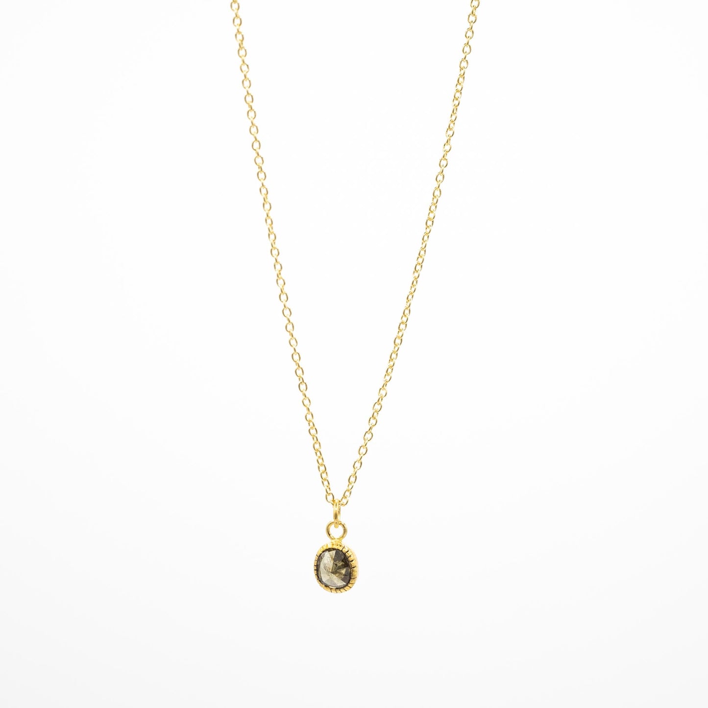 collier or 18K diamant gris création joaillerie bijouterie paris bijoux femme