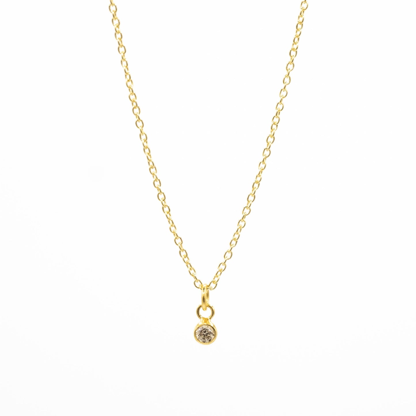 DIAMOND SOLITAIRE NECKLACE