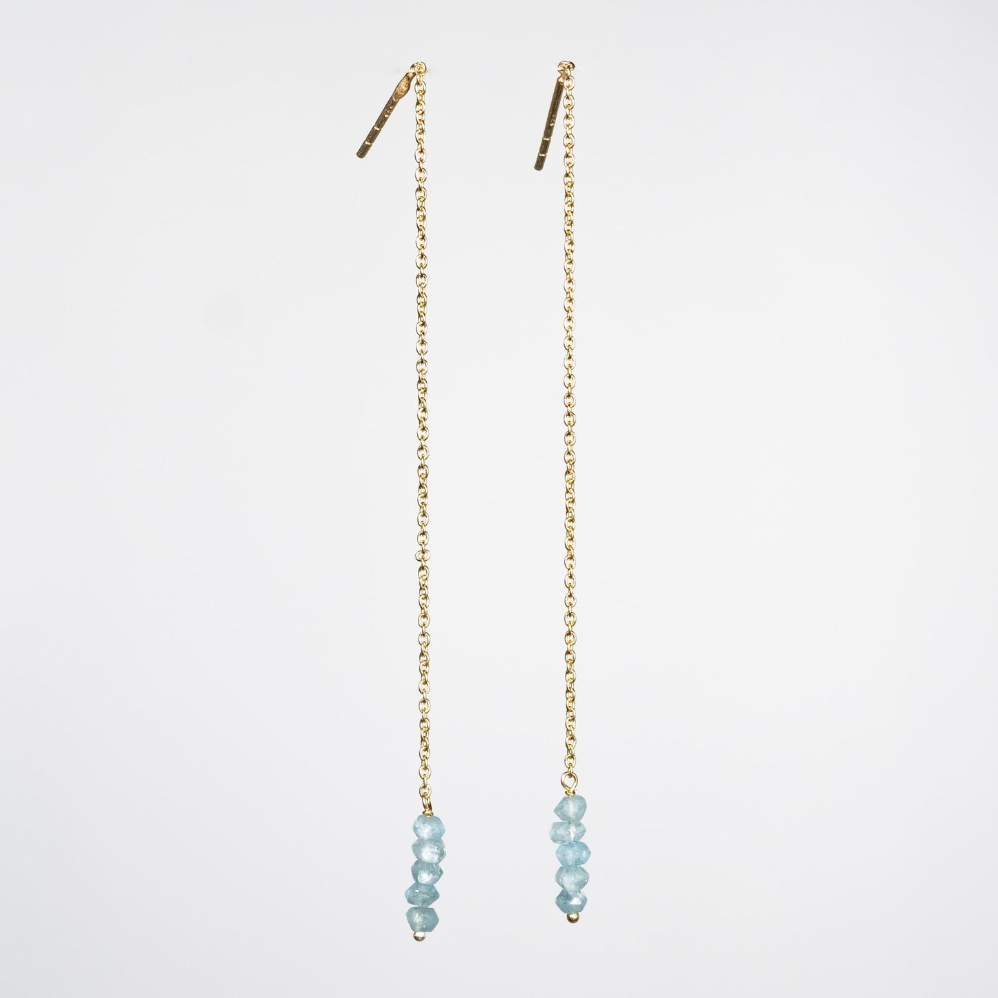 boucles d'oreilles or vermeil pierre semi précieuse calcédoine bijoux femme joaillerie bijouterie paris créateurs