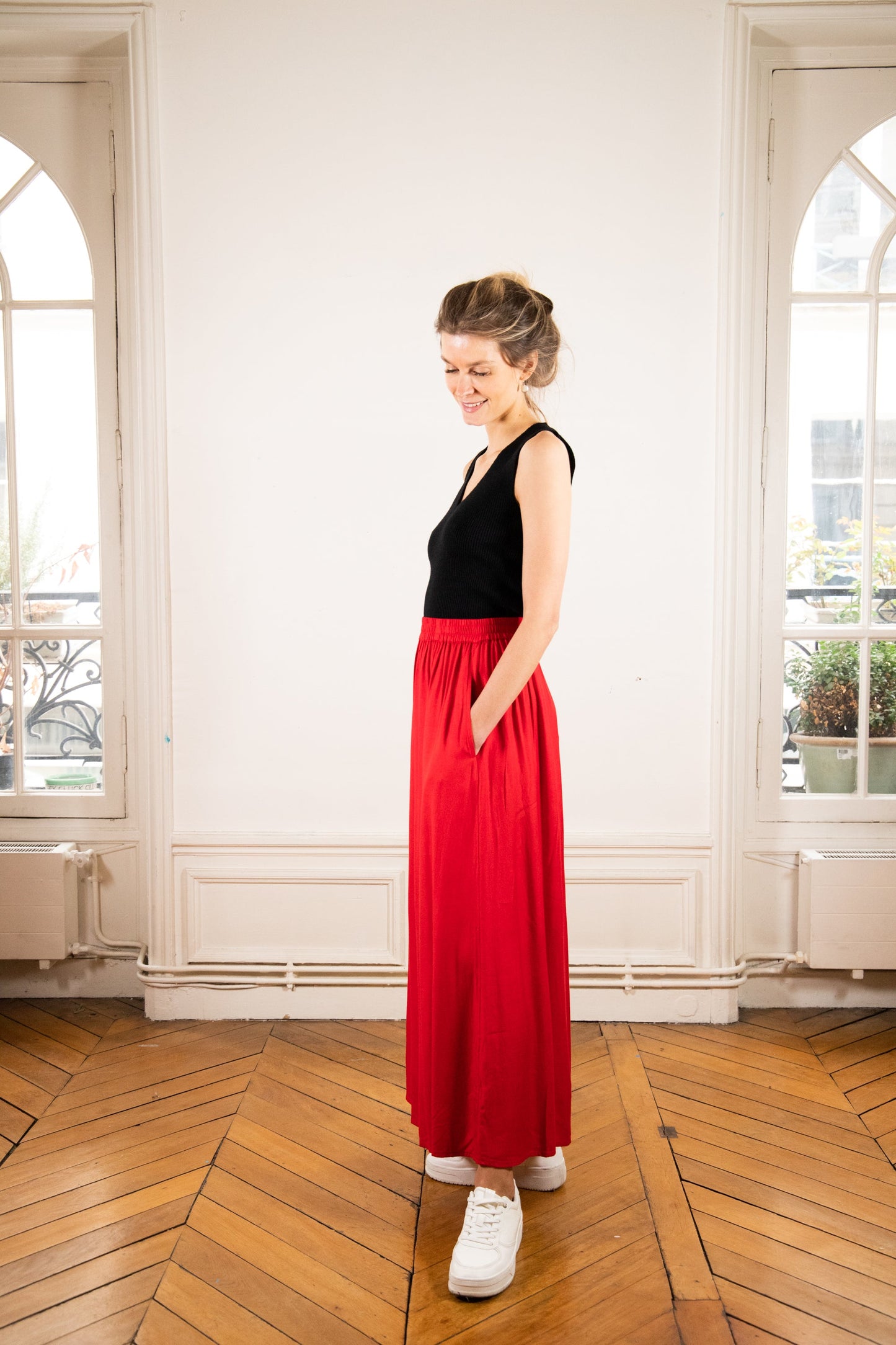 ELSA RED SKIRT