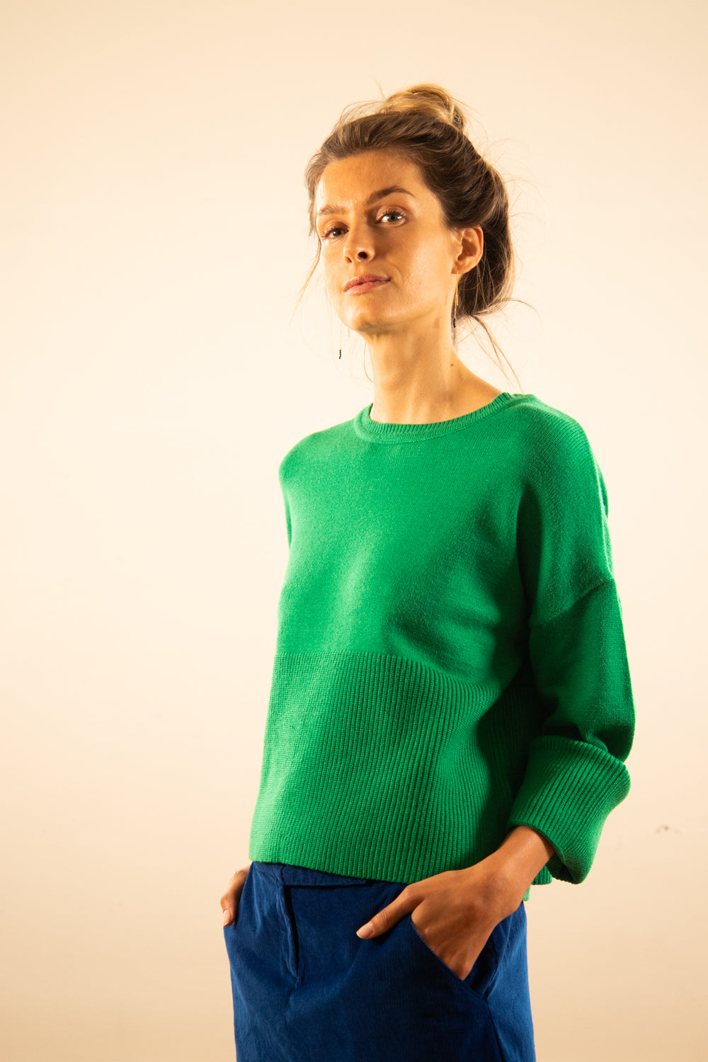 GREEN LOUISE SWEATER