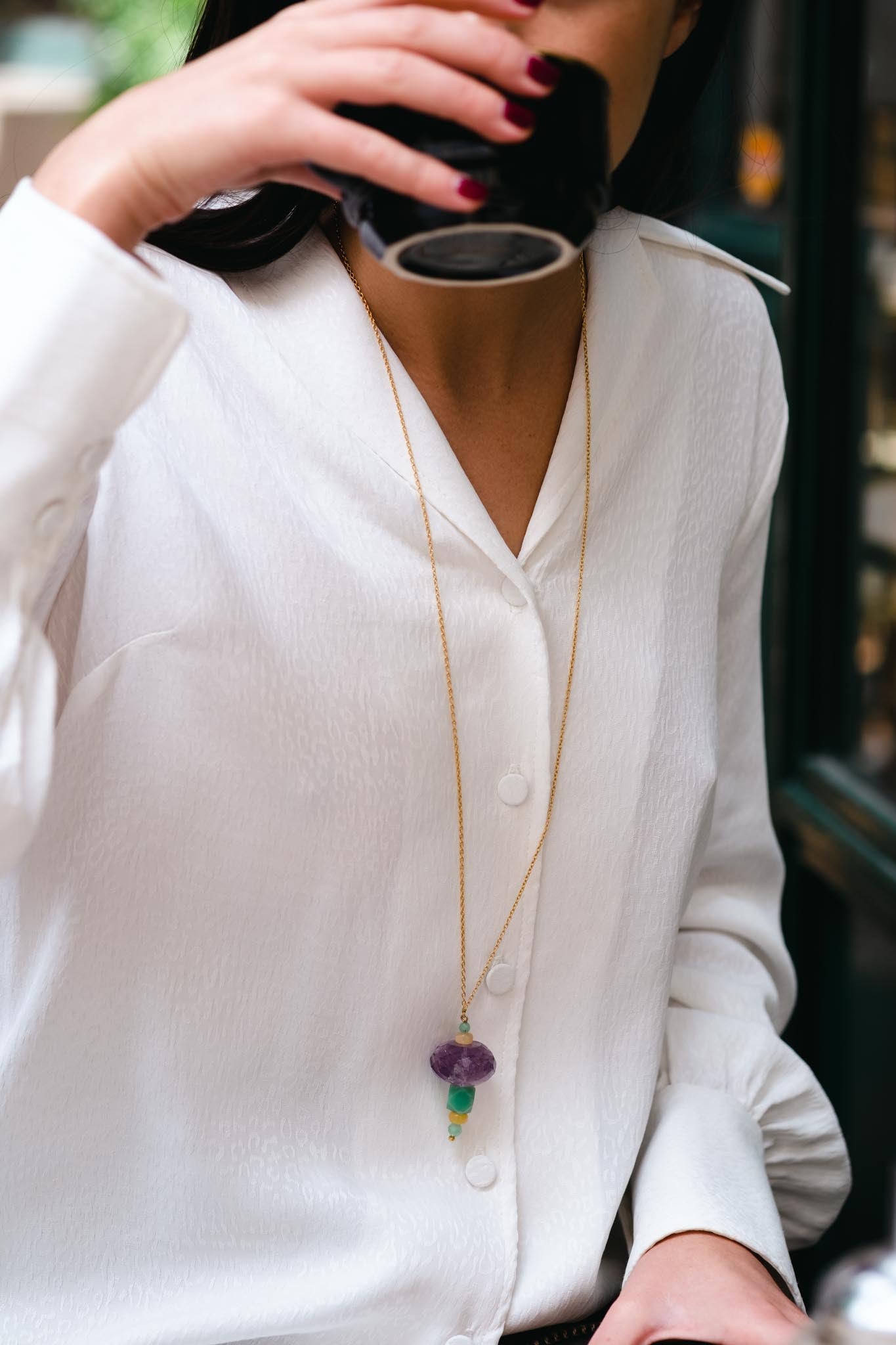 FLUORITE NECKLACE