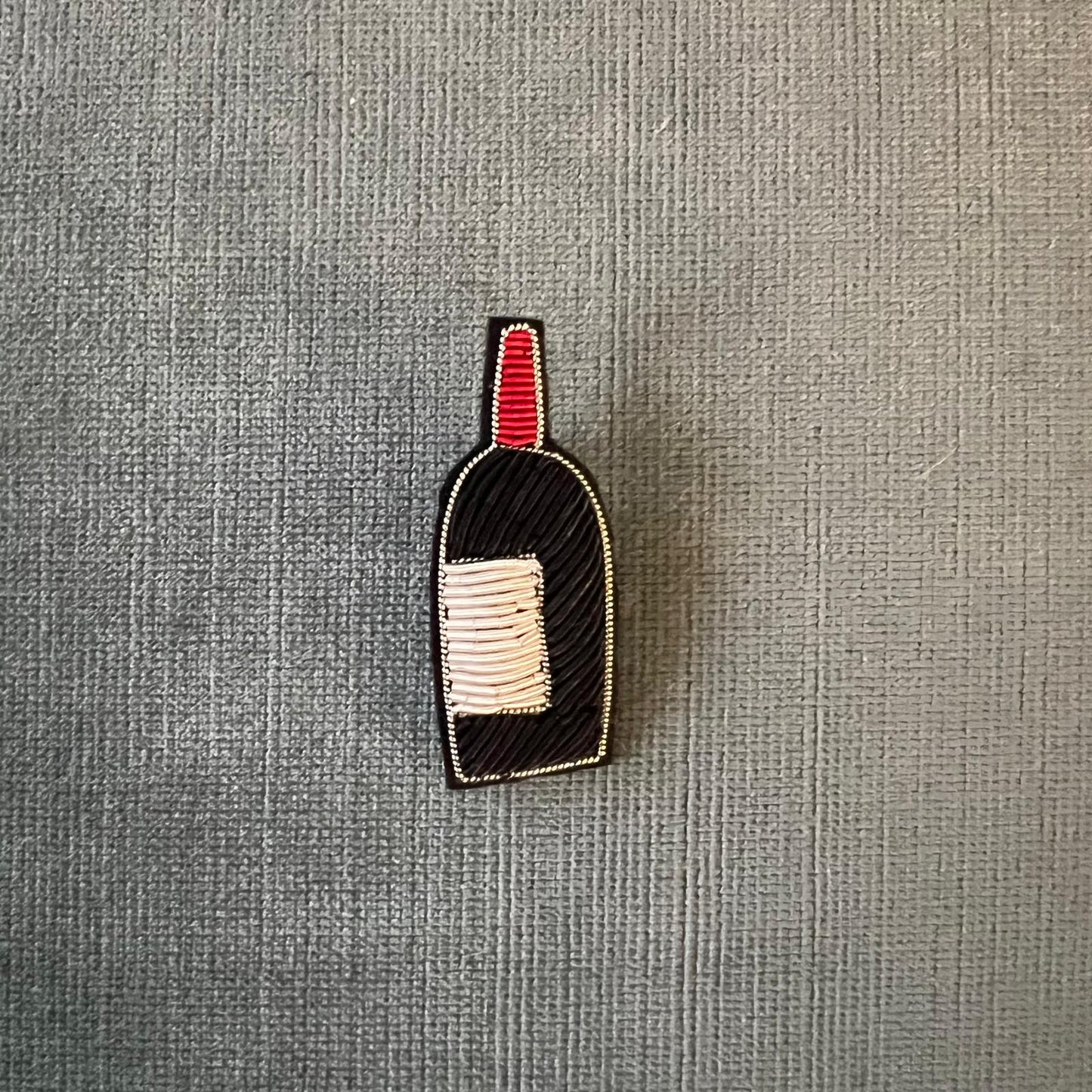 Broche - Bouteille de Vin