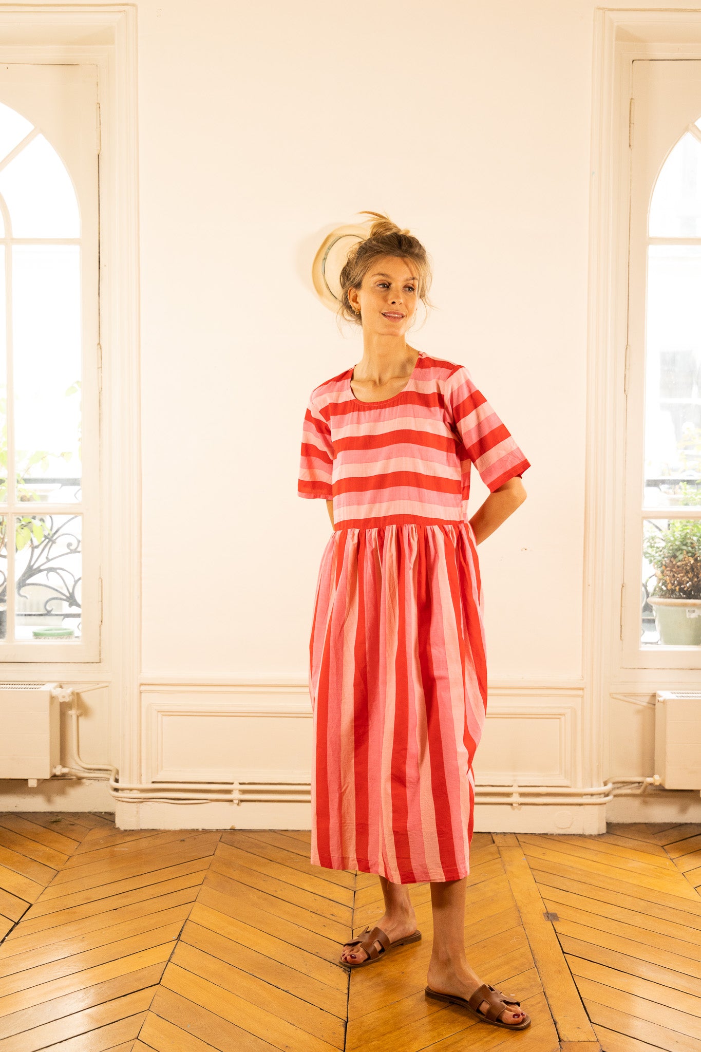 ROBE AIKO ORLEANS ROSE