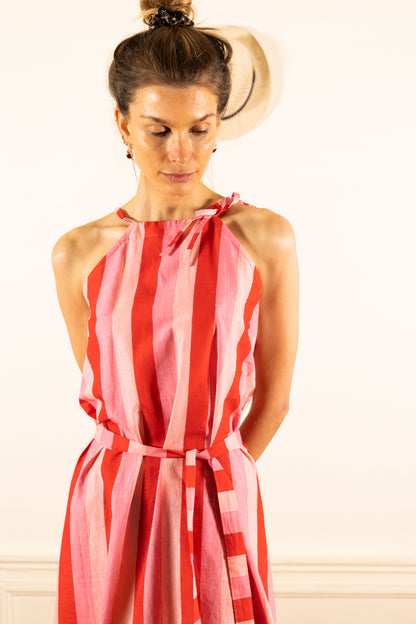 AMIRA ORLEANS PINK DRESS