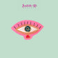 Brosche – Rosa Auge