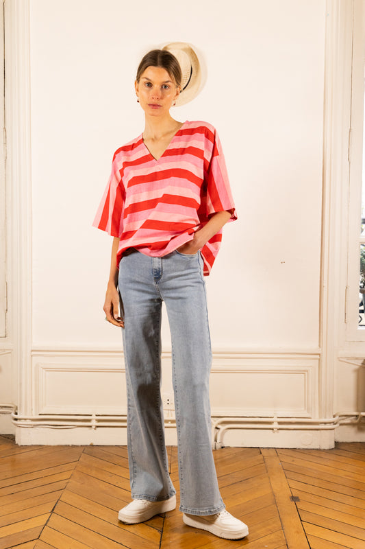TOP EL ORLEANS ROSA
