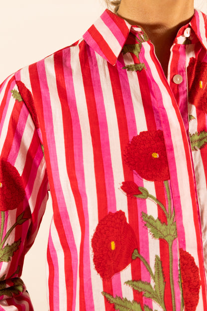 HIDEKI REIMS PINK SHIRT