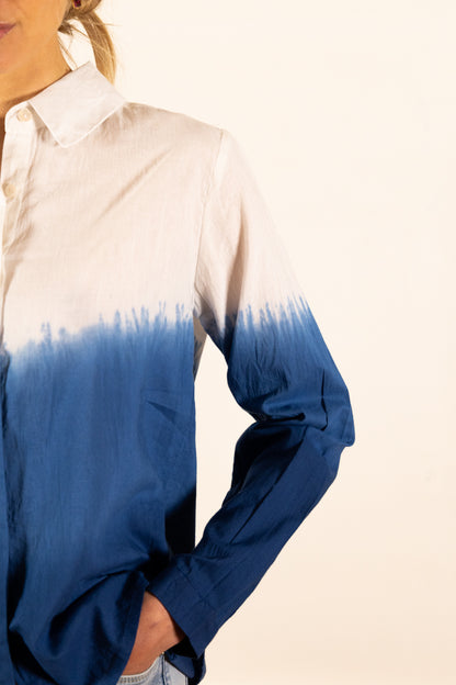 HIDEKI TYE BLUE SHIRT