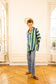 NOLA ORLEANS GREEN BLOUSE