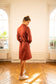 PAOLA TERRACOTTA DRESS