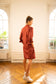 PAOLA TERRACOTTA DRESS