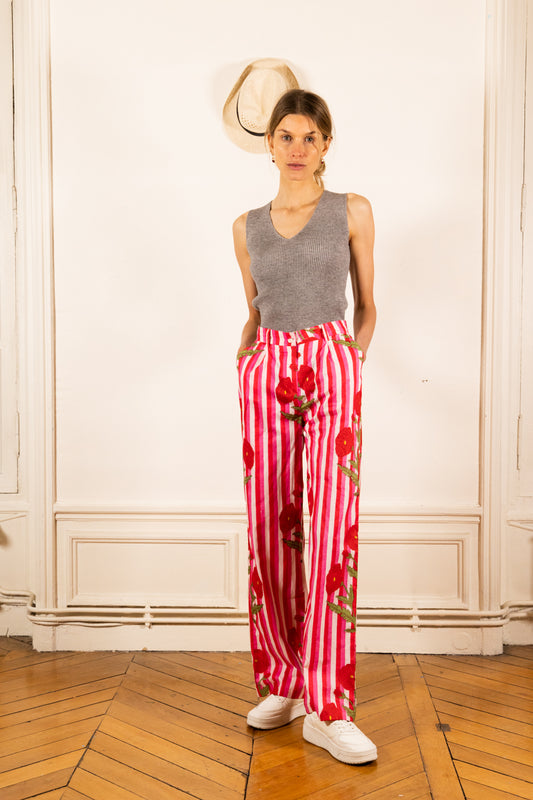 PAUL REIMS PINK TROUSERS