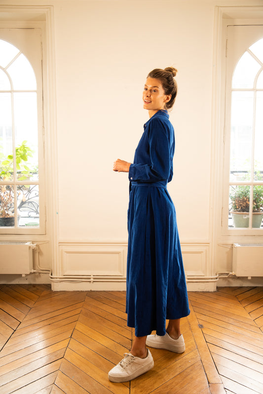 ROBE SHANTI BLEU ROI