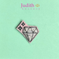 Broche - Diamant blanc