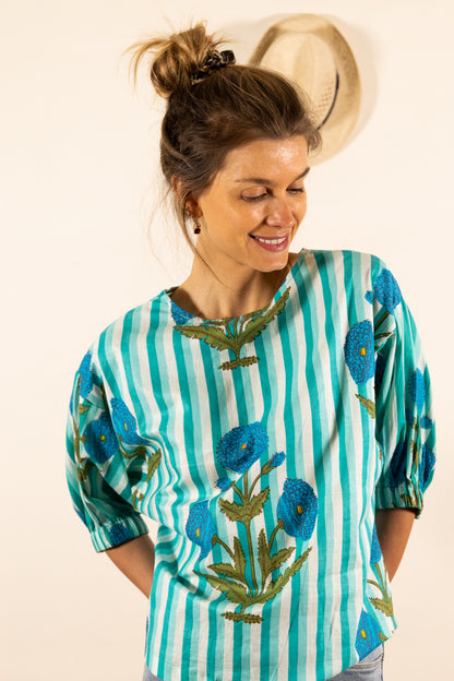 TOP WINONA REIMS BLAU