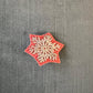 Broche - Flocon rose et blanc