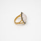 bague or vermeil pierre semi précieuse quartz rose zirconias bijoux femme joaillerie bijouterie paris créateurs