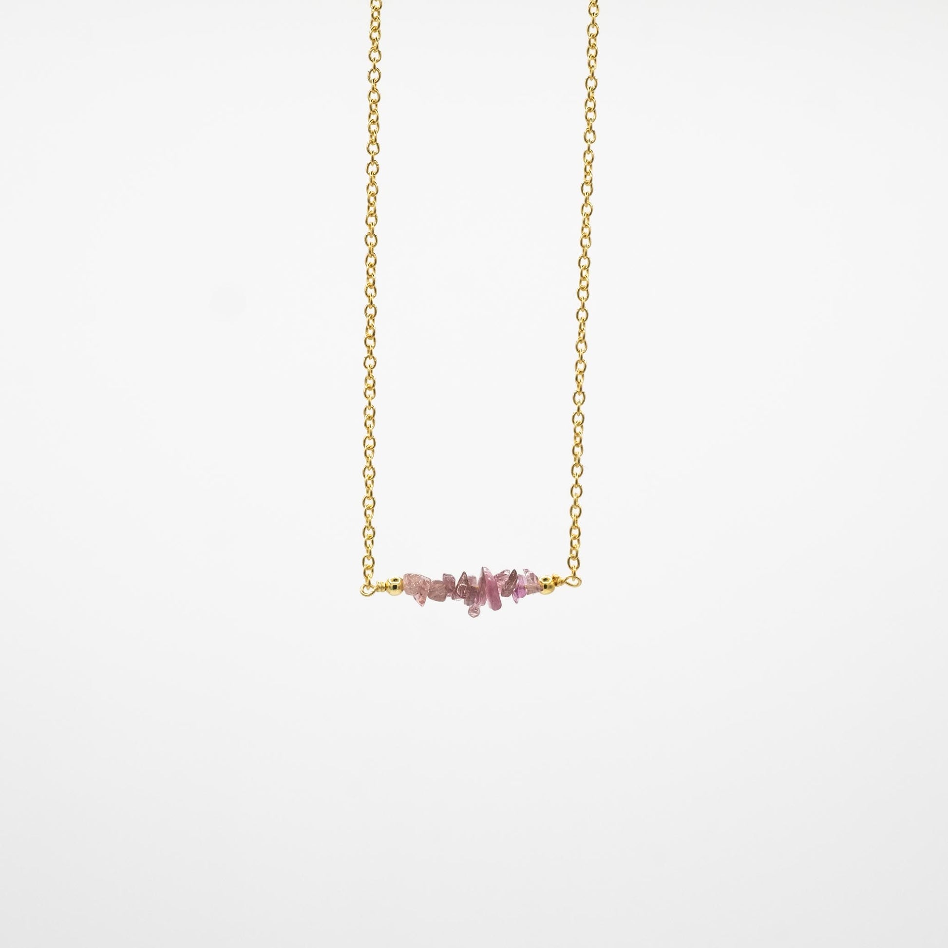 collier or vermeil pierre semi précieuse tourmaline bijoux femme joaillerie bijouterie paris