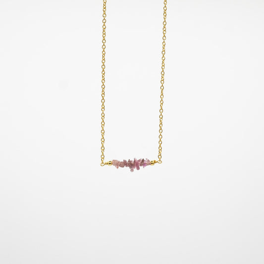 collier or vermeil pierre semi précieuse tourmaline bijoux femme joaillerie bijouterie paris