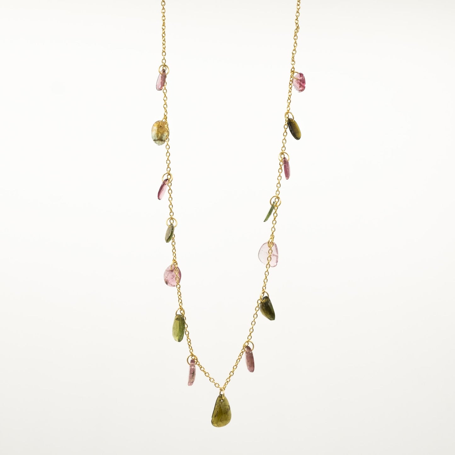collier or vermeil pierre semi précieuse tourmaline bijoux femme joaillerie bijouterie paris