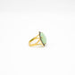 bague or vermeil pierre semi précieuse chrysoprase zirconias bijoux femme joaillerie bijouterie paris créateurs