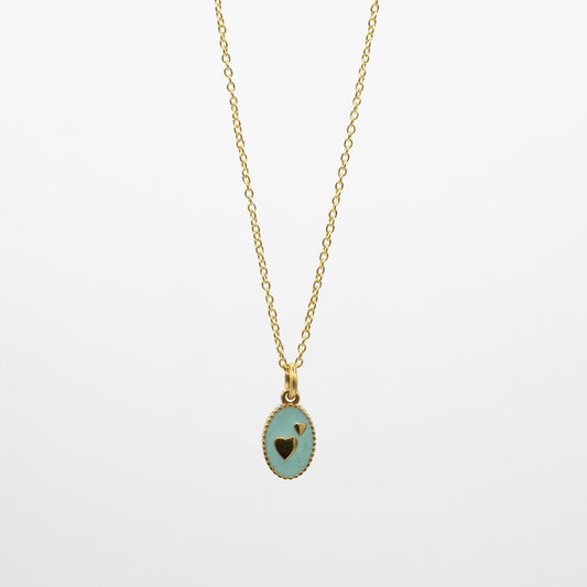 collier or vermeil email bleu bijoux femme joaillerie bijouterie paris